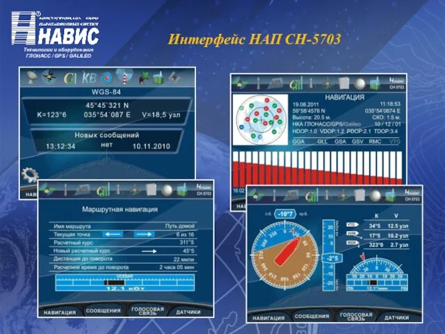 Интерфейс НАП СН-5703