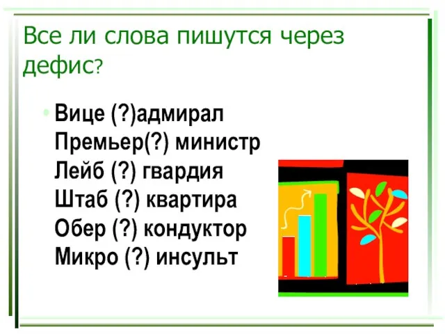 Все ли слова пишутся через дефис? Вице (?)адмирал Премьер(?) министр Лейб (?)