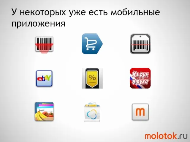 У некоторых уже есть мобильные приложения