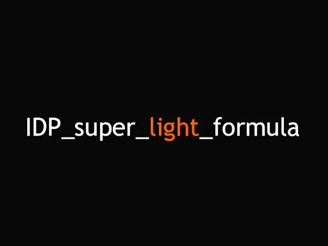 IDP_super_light_formula