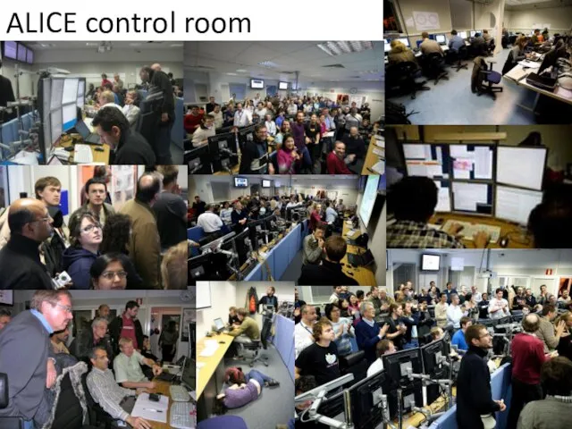 ALICE control room