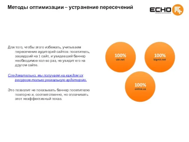 Методы оптимизации – устранение пересечений Для того, чтобы этого избежать, учитываем пересечение