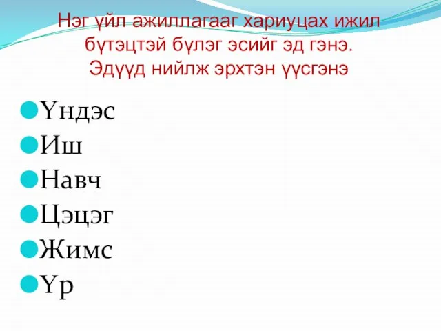 Нэг үйл ажиллагааг хариуцах ижил бүтэцтэй бүлэг эсийг эд гэнэ. Эдүүд нийлж