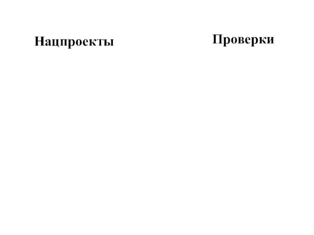 Нацпроекты Проверки