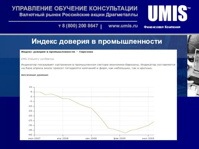 24.09.09 УПРАВЛЕНИЕ ОБУЧЕНИЕ КОНСУЛЬТАЦИИ Валютный рынок Российские акции Драгметаллы т 8 (800)