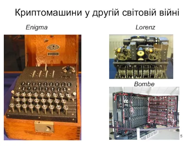 Криптомашини у другій світовій війні Lorenz Enigma Bombe