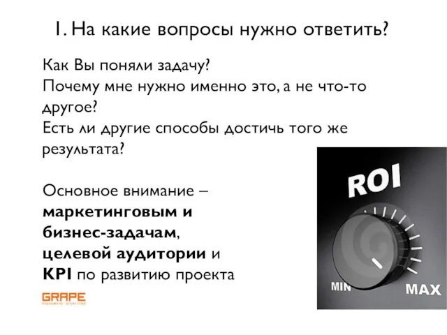 Как Вы поняли задачу? Почему мне нужно именно это, а не что-то