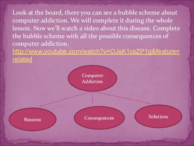 Look at the board, there you can see a bubble scheme about