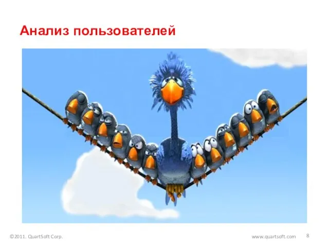 Анализ пользователей ©2011. QuartSoft Corp. www.quartsoft.com