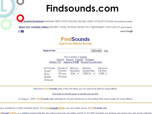 http://studio.stupeflix.com/ Findsounds.com