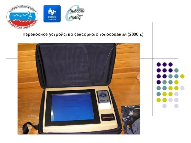 Переносное устройство сенсорного голосования (2006 г.)