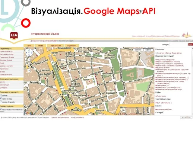 Візуалізація.Google Maps API