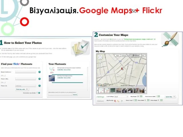 Візуалізація.Google Maps + Flickr