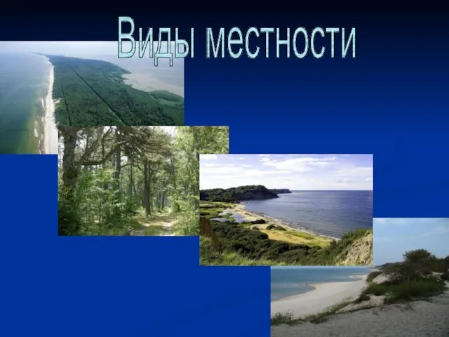 Виды местности