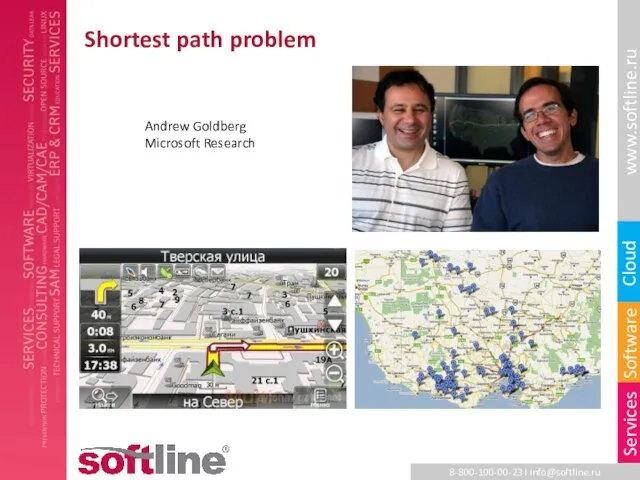 Shortest path problem Andrew Goldberg Microsoft Research