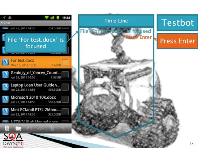 File “For test.docx” is focused Testbot Press Enter File “For test.docx” is focused Press Enter