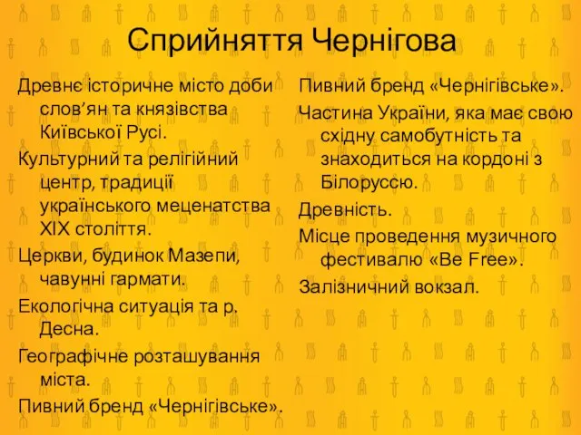 Древнє історичне місто доби слов’ян та князівства Київської Русі. Культурний та релігійний