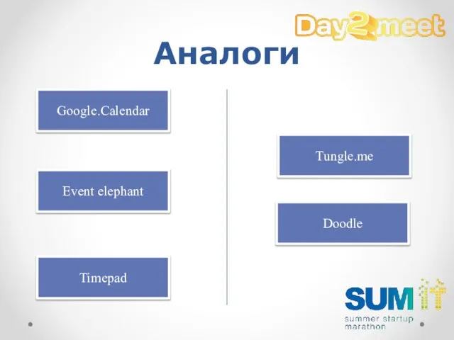 Аналоги Google.Calendar Tungle.me Doodle Timepad Event elephant