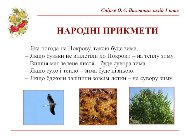 НАРОДНІ ПРИКМЕТИ – Яка погода на Покрову, такою буде зима. – Якщо