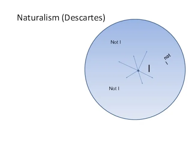 Naturalism (Descartes) I Not I Not I not I