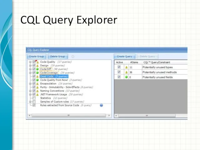 CQL Query Explorer