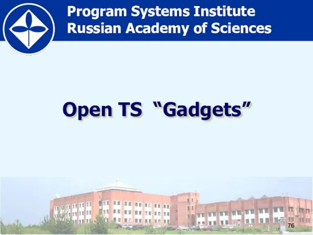 Open TS “Gadgets”