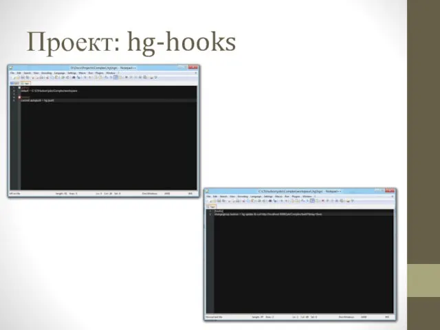 Проект: hg-hooks