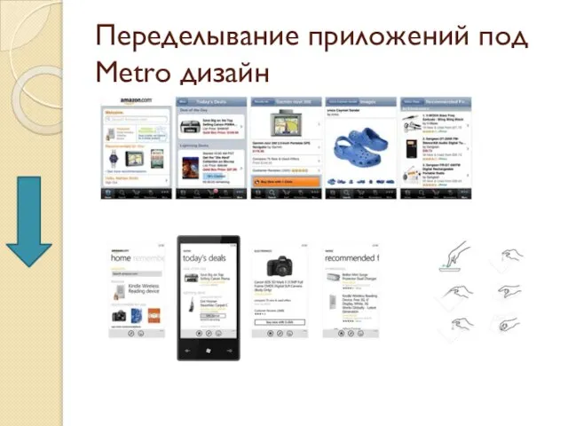 Переделывание приложений под Metro дизайн