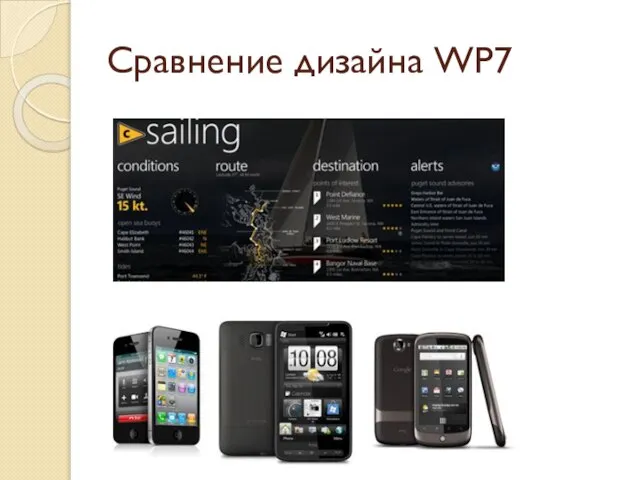 Сравнение дизайна WP7