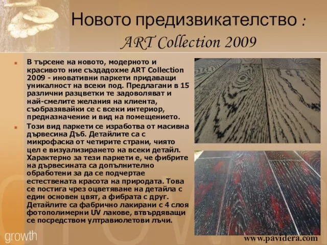 Новото предизвикателство : ART Collection 2009 В търсене на новото, модерното и