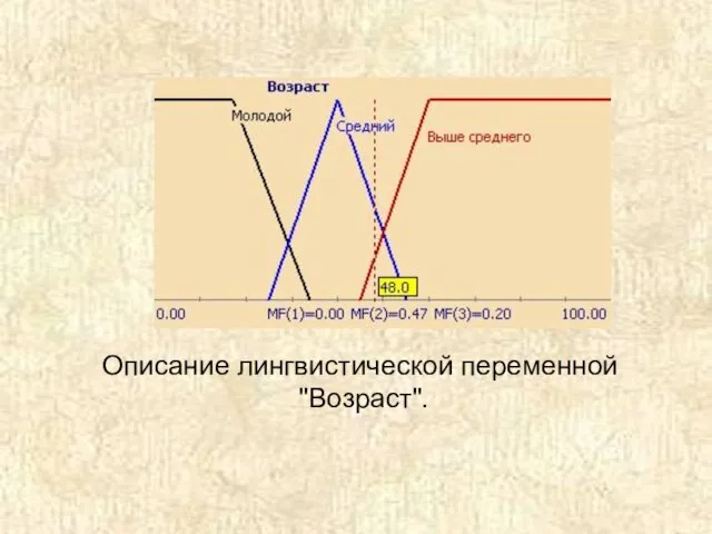 Описание лингвистической переменной "Возраст".