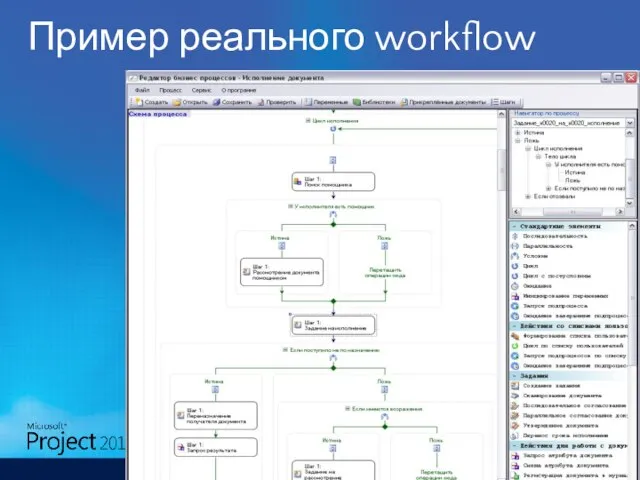 Пример реального workflow