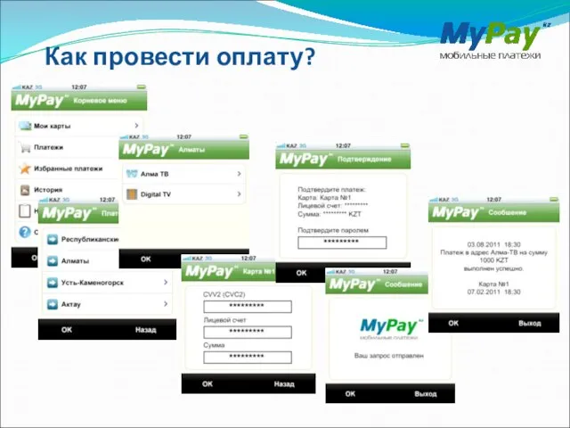 Как провести оплату?