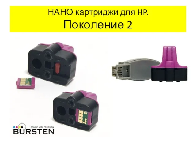 НАНО-картриджи для HP. Поколение 2