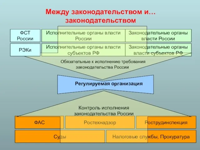 ФАС Законодательные органы власти России Исполнительные органы власти России Законодательные органы власти