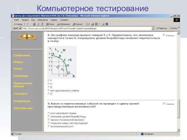 Компьютерное тестирование