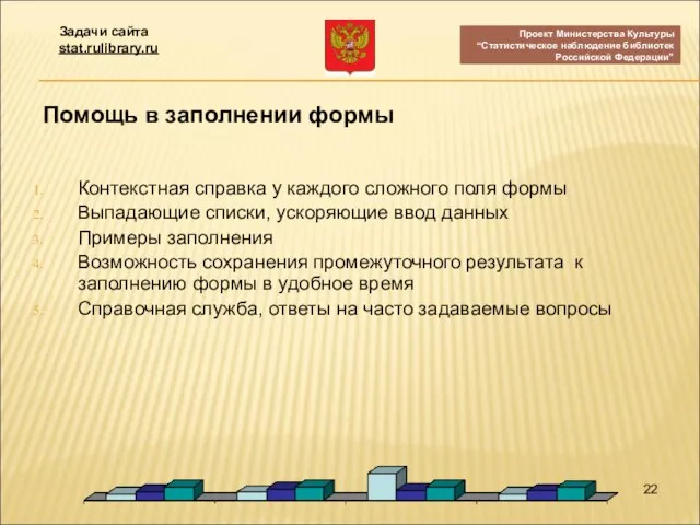 Контекстная справка у каждого сложного поля формы Выпадающие списки, ускоряющие ввод данных