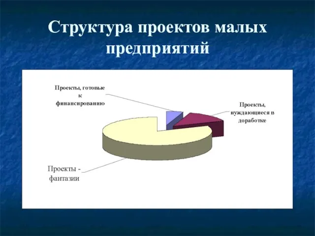 Структура проектов малых предприятий