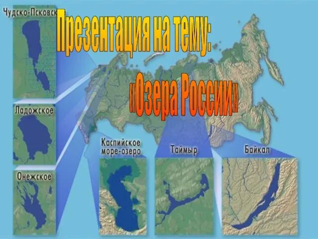 Презентация на тему: «Озера России»