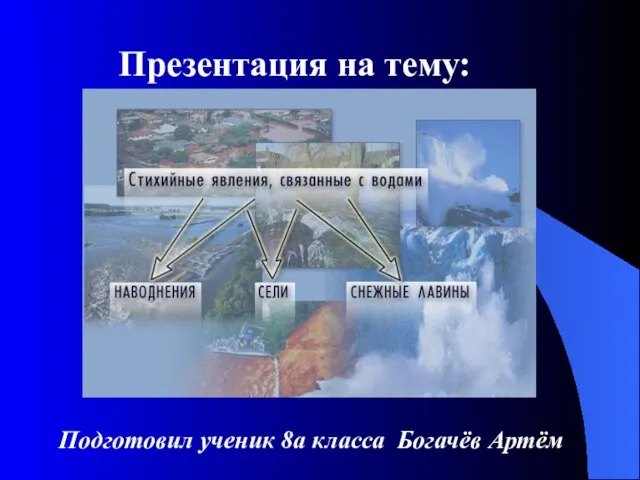 Презентация на тему: Подготовил ученик 8а класса Богачёв Артём