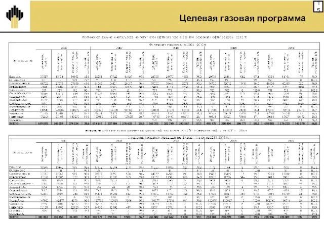 Целевая газовая программа