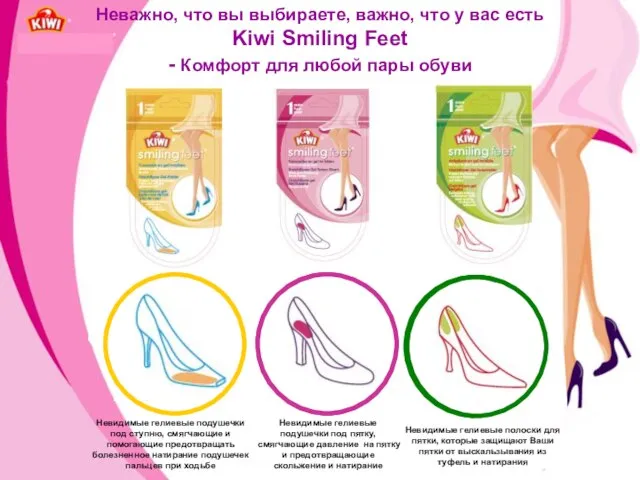 Неважно, что вы выбираете, важно, что у вас есть Kiwi Smiling Feet