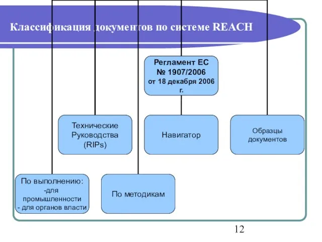 Классификация документов по системе REACH