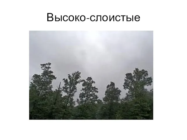 Высоко-слоистые