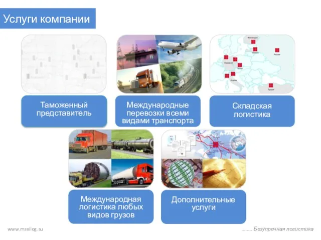 Таможенный представитель Международные перевозки всеми видами транспорта Складская логистика Международная логистика любых