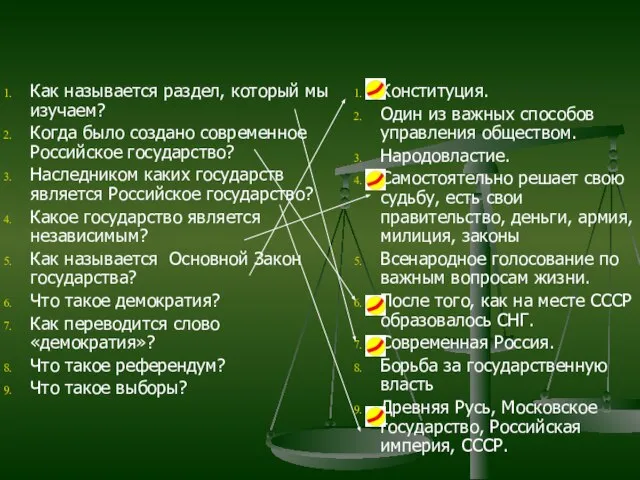 Как называется раздел, который мы изучаем? Когда было создано современное Российское государство?