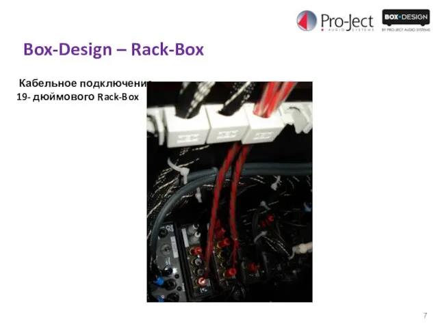 Box-Design – Rack-Box Кабельное подключение 19- дюймового Rack-Box