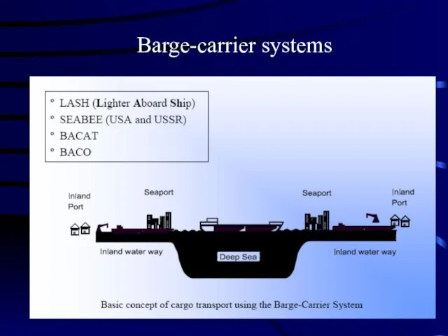 Barge-carrier systems