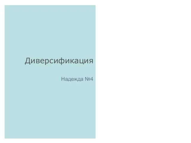 Диверсификация Надежда №4