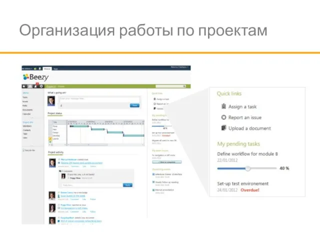 Организация работы по проектам